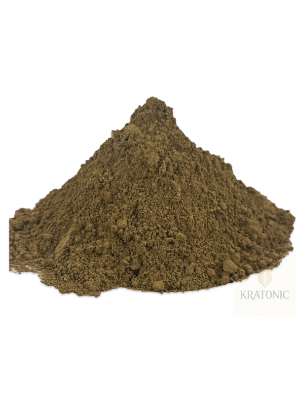 Red Bentuangie Kratom Pulver – fein gemahlen, fermentiert, kräftig rotbraun